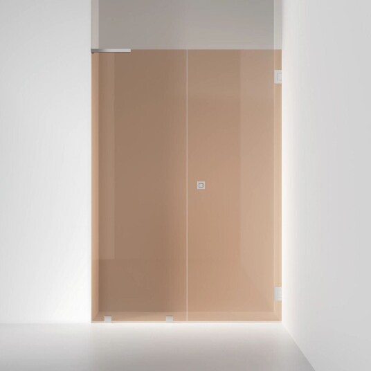INR Iconic Nordic Rooms Dusjnisje ARC 4 Original Måltilpasset Krom / Høyre Bronse Glass