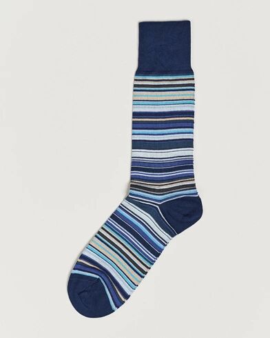 Paul Smith Mulitstripe Socks Navy