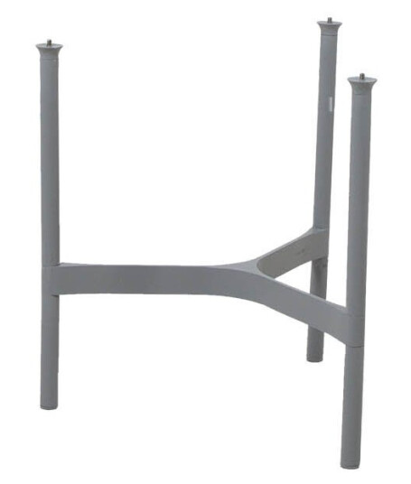 Cane-line Twist bordstativ Light grey 45 cm Grå