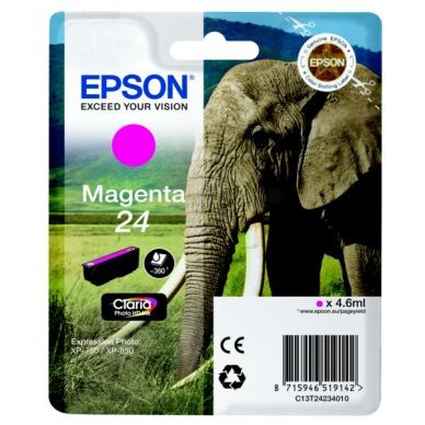 Epson Epson 24 Blekkpatron magenta T2423 Epson Epson 24 Blekkpatron magenta T2423