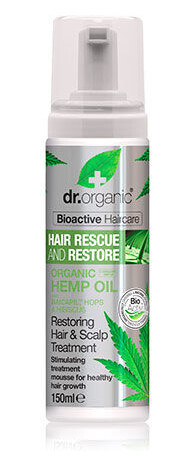 Dr. Organic Hemp Oil Hair Rescue and Restore  150 ml