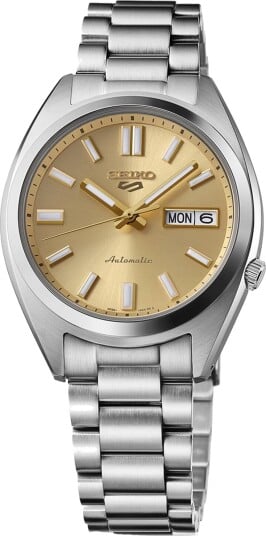 Seiko 5 Sports Herreklokke SRPL59K1 Gull/Stål Ø37.4 mm Seiko 5 Sports Herreklokke SRPL59K1 Gull/Stål Ø37.4 mm