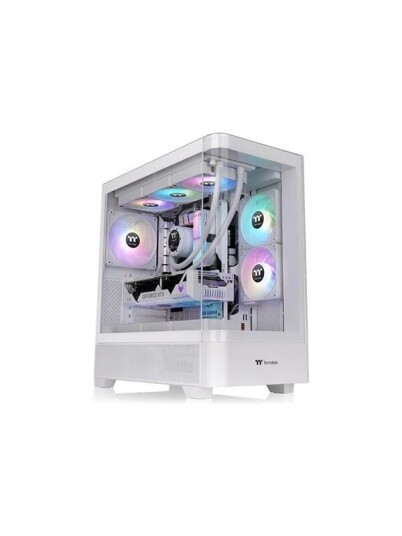 Thermaltake View 290 TG ARGB Mid Tower Kabinett Gaming Hvit med Herdet Glass Thermaltake View 290 TG ARGB Mid Tower Kabinett Gaming Hvit med Herdet Glass