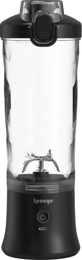 Sponge Blend - Trådløs Blender 600ml, USB-C - Svart