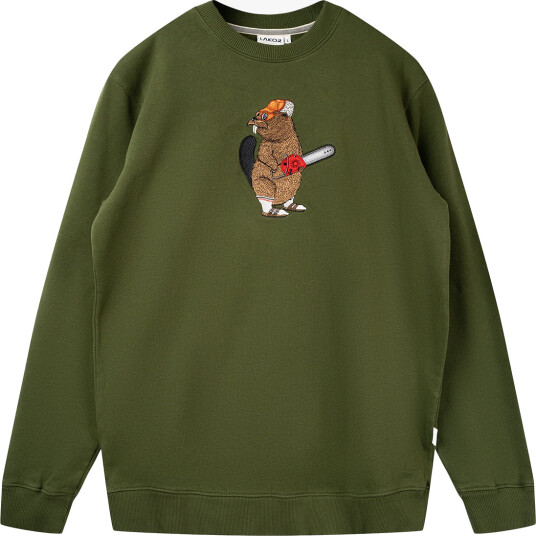 Lakor Lazy Lumber Crewneck Grønn XL