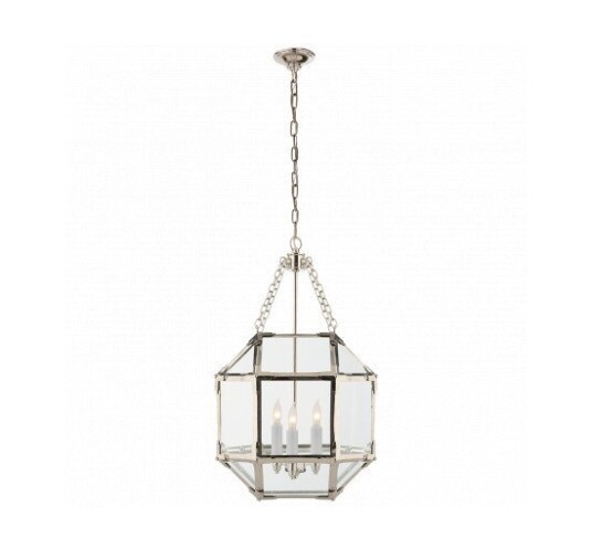 Morris Small Lantern Polished Nickel