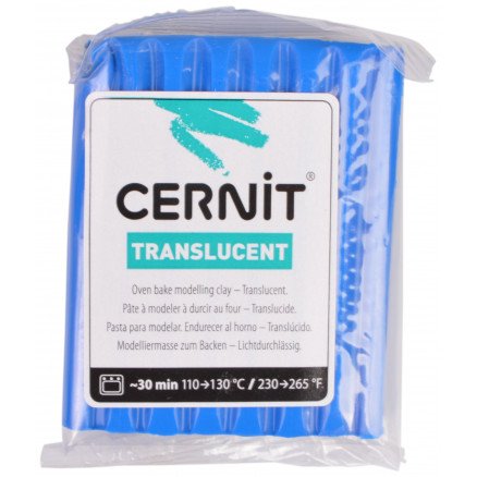 Cernit Modelleire Transparent 131 Safirblå 56g