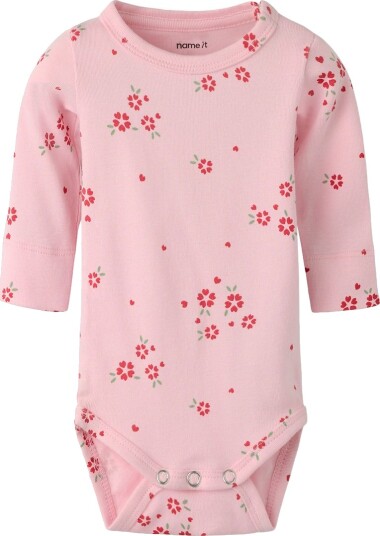 Name It Body I/e NbfNallina Parfait Pink Name It 56 Langermet Body Rosa Rød