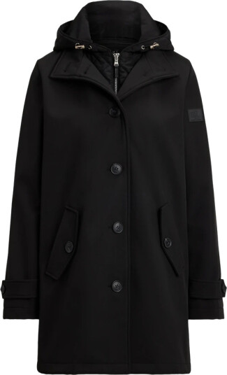 Lauren Ralph Lauren Hooded Quilted-Vestee Jacket - Black - L Lauren Ralph Lauren Hooded Quilted-Vestee Jacket - Black - L