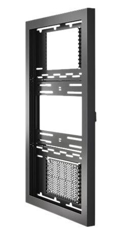 Chief Impact On-Wall Kiosk Display Mount - For Displays 55" - Black innhegning - for LCD-skjerm - svart