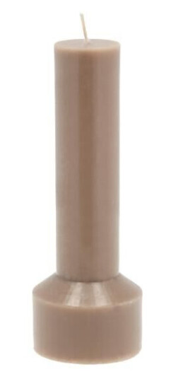 Villa Collection Hvils lys 7x20 cm taupe