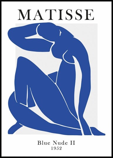 Matisse Blue Nude II Plakat Plakat / 100x150cm Matisse Blue Nude II Plakat Plakat / 100x150cm