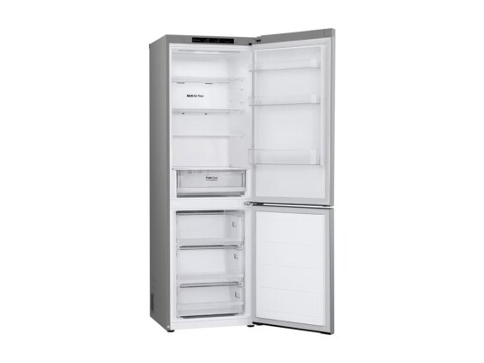 LG Kombiskap 344L Bunnfryser 59,5 cm Primasølv Klasse E LG Kombiskap 344L Bunnfryser 59,5 cm Primasølv Klasse E