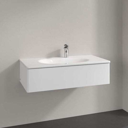 Villeroy & Boch  Antao Servantskap med 1 skuff 98,8x49,3x25,6 cm m/lys Hvit Matt
