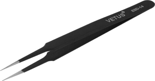 Sunsky Antistatisk Pinsett Svart S-ETP-08051