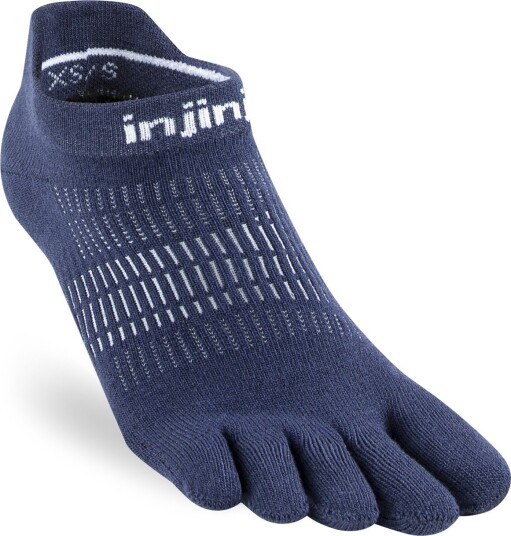 Injinji Women's Run Lightweight No Show Navy M/L
