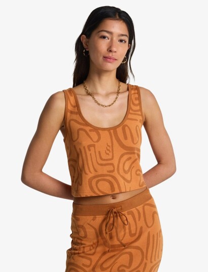 Billabong Embers Knit Tnk Orange XS Billabong Embers Knit Tnk Orange XS