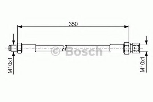 Bremseslange BOSCH 1 987 476 324 Bremseslange BOSCH 1 987 476 324