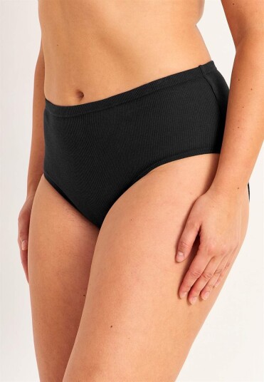 Ribbet dametruser i bomull Lisa 6-pack Ribbet dametruser i bomull Lisa 6-pack