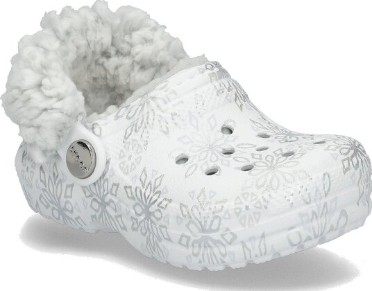 Crocs Clmetallicsnowflakesflcelndcgt - SNOW WHITE - 19/20