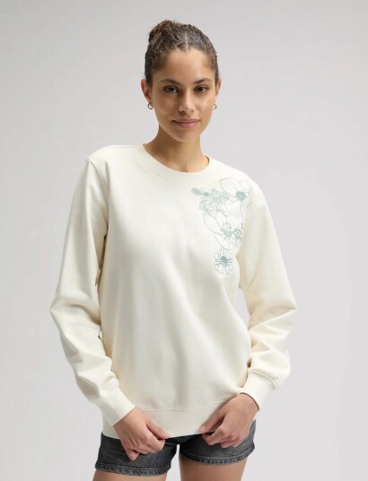 Lee Jeans Lee Flower Sws Cream XL x 00