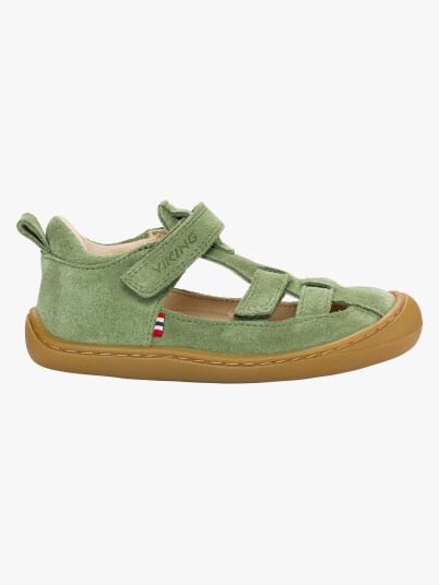 Viking Alv Lind Barefoot 2V Sandaler Olive 25
