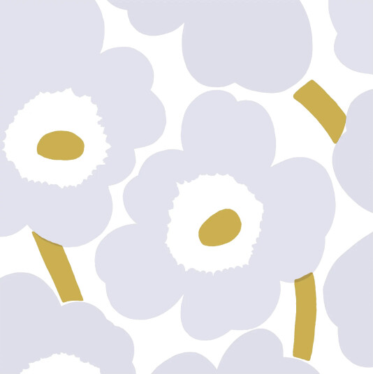 Marimekko Unniko serviett 33x33 cm 20 pk Grey Marimekko Unniko serviett 33x33 cm 20 pk Grey