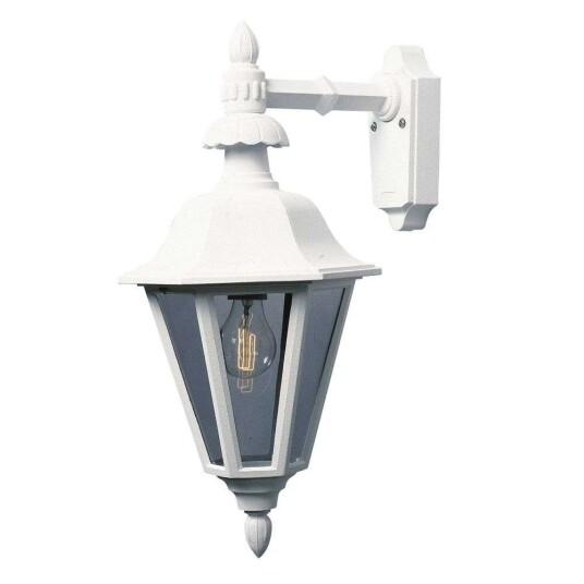Konstsmide Pallas Utendørs Vegglampe Classic Hvit