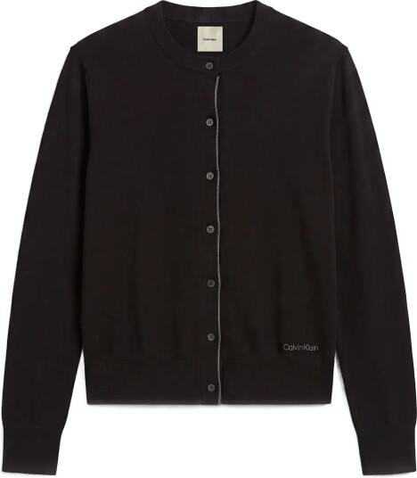 Calvin Klein Merino Blend Cardigan   BLACK   M