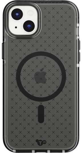 Tech21 EvoCheck MagSafe deksel for iPhone 15 Plus Smokey/Black