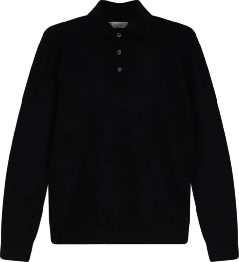 Brunello Cucinelli Herre Topper Svart M,