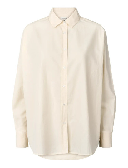 STUDIO FEDER Josie Shirt - Poplin - Cream - S STUDIO FEDER Josie Shirt - Poplin - Cream - S