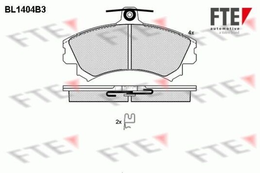 Bremseklosser FTE 9010177