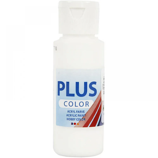 Creativ Company Hobbymaling 60 ml Hvit 1 stk