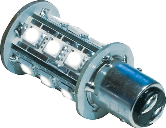 Båtsystem Navigasjonspære LED SMD bay 15d 12v 3w