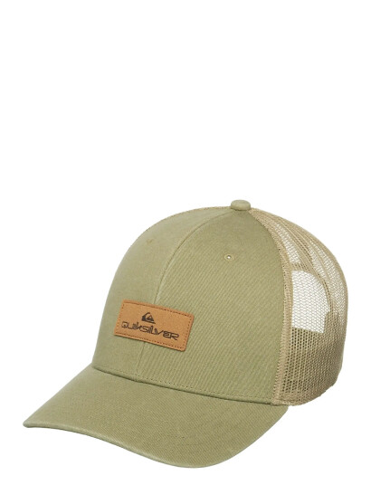 Quiksilver Decades Cotton H Trucker Khaki green ONE SIZE Quiksilver Decades Cotton H Trucker Khaki green ONE SIZE