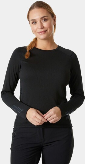 Helly Hansen Dame Lifa Active Crew Lett Basislag Svart M