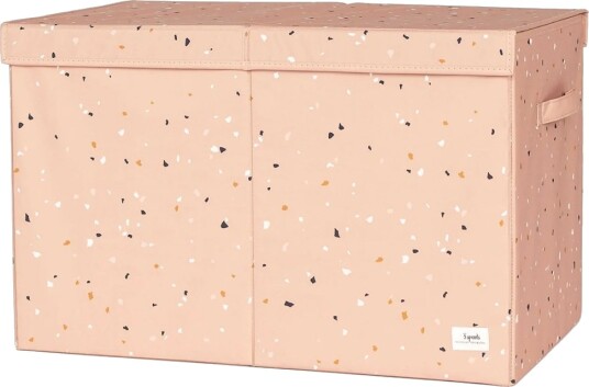 3 Sprouts Sammenleggbar Lekekasse Terrazzo/clay Pink 39x63x38cm