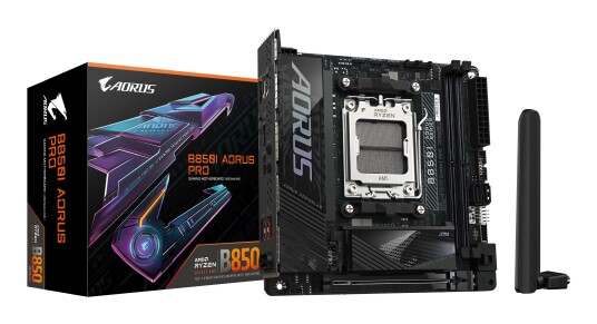Gigabyte B850I Aorus Pro Mini-ITX Hovedkort med AMD AM5 og DDR5 Gigabyte B850I Aorus Pro Mini-ITX Hovedkort med AMD AM5 og DDR5