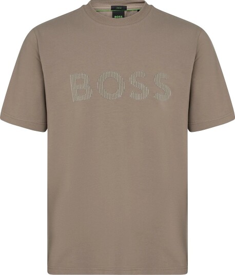 BOSS Ts_Cord Logo LIGHT/PASTEL GREEN XL