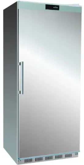 Fryseskap 620 liter rustfritt stål 190 cm 90013022