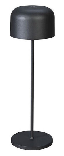 Lille bordlampe oppladbar utendørs IP54 - Svart