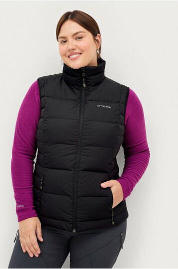 Áhkká   Dunvest Down Vest W   Svart