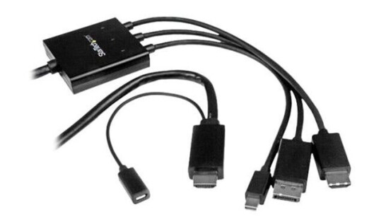 StarTech.com HDMI DisplayPort or Mini DisplayPort to HDMI Adapter Cable