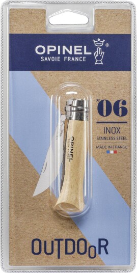 Opinel No. 6 lommekniv (7 cm) rustfritt stål