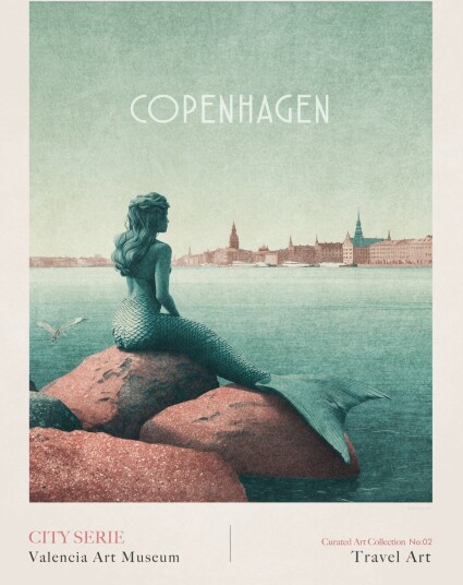 Plakat København Reise Kunst