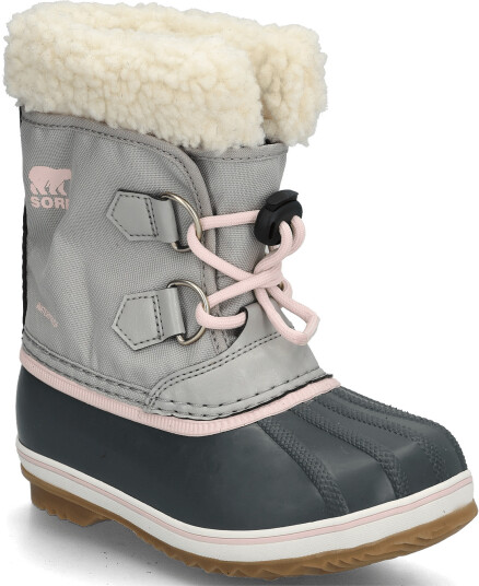 Sorel Little Kids Yoot Pac Nylon Wp   Grey   28