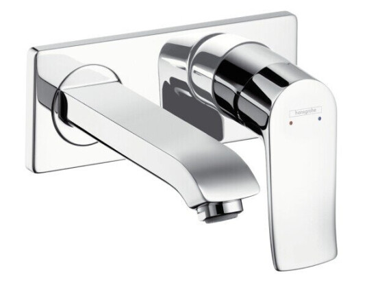 Hansgrohe Metris 1-greps servantbatteri Tutlengde 165 mm, Krom Hansgrohe Metris 1-greps servantbatteri Tutlengde 165 mm, Krom