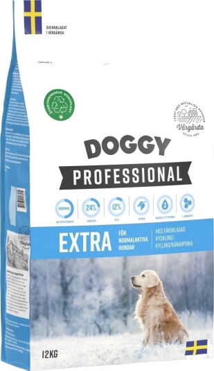 Doggy Professional Extra Tørrfôr 12 kg