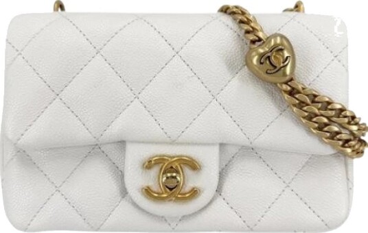 Chanel Vintage Dame Pre owned Hvit ONE SIZE,